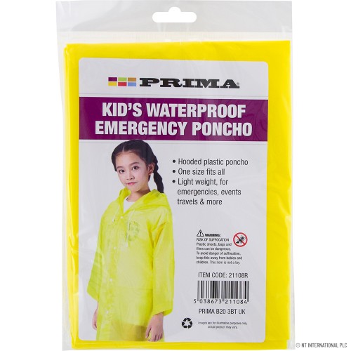 Kid's Waterproof Poncho - Rain Coat