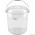 Bucket With Lid Steel Handle Clear