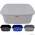 Quadrate Tub - Black,Silver