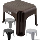 Diamond Step Stool- White, Silver, Black, Bro