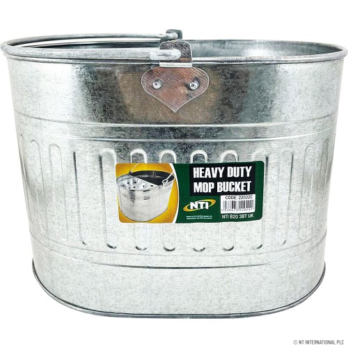 14L Metal Mop Bucket - Heavy Duty