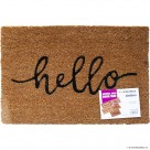 PVC Coco Door Mat - Patterned Coir 40 x 60cm