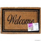 PVC Coco Door Mat - Patterned Coir 40 x 60cm