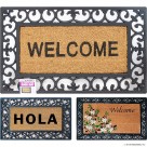 PVC Rubber Moulded Mat With Grill Border 45x7