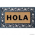 PVC Rubber Moulded Mat With Grill Border 45x7