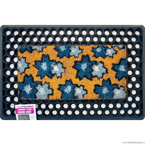 Coco Blue Star Door Mat 40X60cm