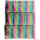100pc Plastic Smoothie Straws(1CM x 26CM)