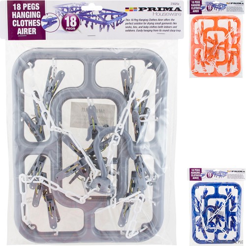 18 Peg Rectangular Clothes Dryer Hanger