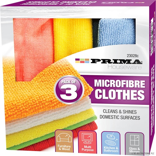 3pc Microfibre Cloth Set