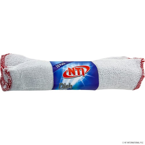 10pc Bleach Dish Cloth 30x25cm (12)