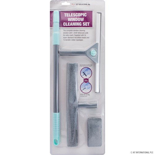 Telescopic Window Cleaning Set - Squeegee