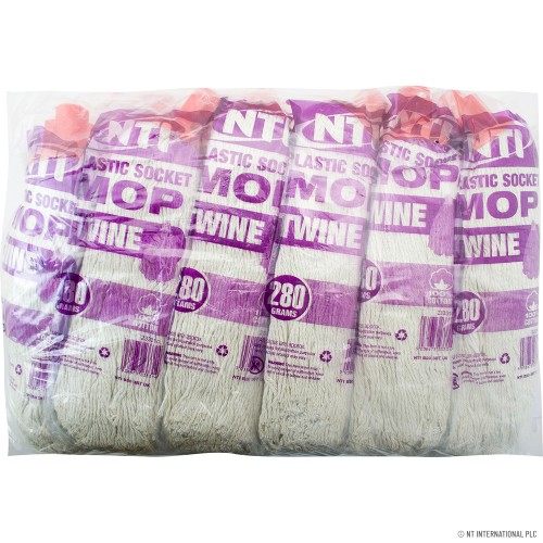 Size 16 Twine Cotton Mop Push Socket Plastic