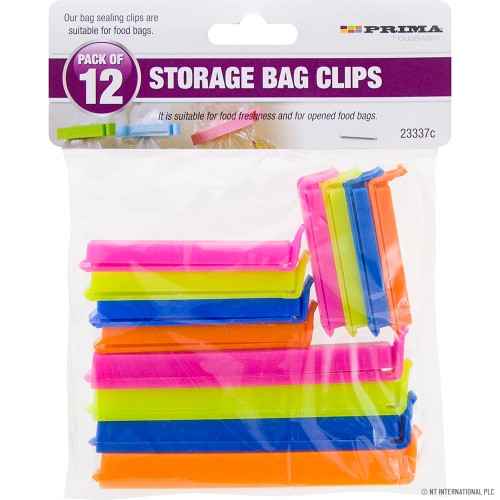 12pk Storage Bag Clips