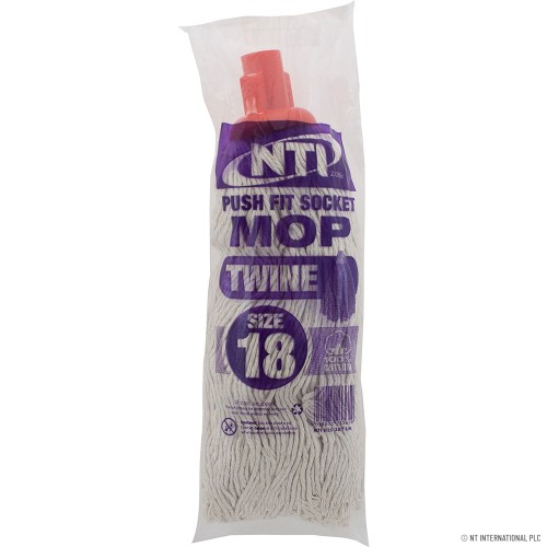 Size 18 Twine Cotton Mop Push Socket Plastic