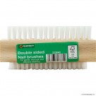 Double Sided Wooden Nail Brush - Display
