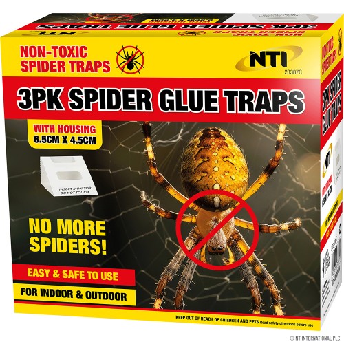 Spider Glue Traps 3pk