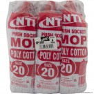 20 Size Push Socket Poly Cotton Mop Size
