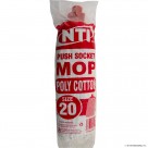 20 Size Push Socket Poly Cotton Mop Size