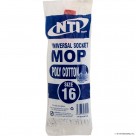 Poly Cotton Universal Socket Mop Head