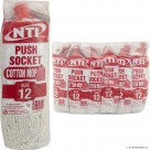 Size 12 Poly Cotton Mop Push Socket Plastic