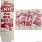 Size 16 Poly Cotton Mop Push Socket Plastic