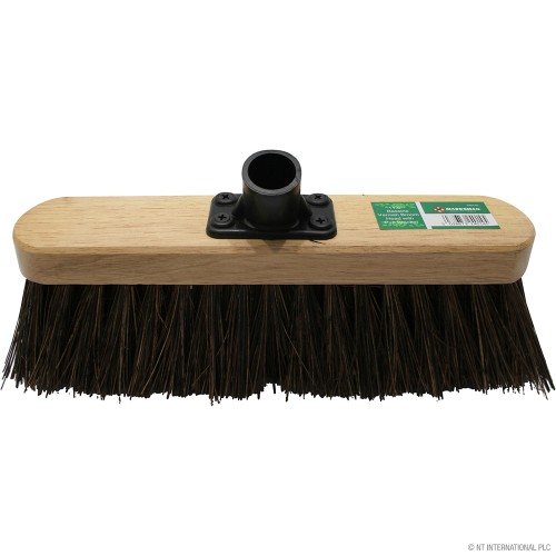 30cm Stiff Bass Broom Brush Head - Varnish