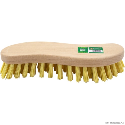 20cm Hand Scrub Brush - Wooden-S