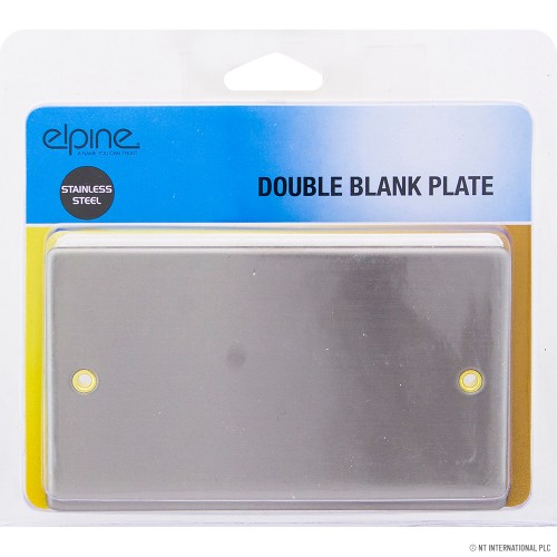 Double Blank Plate S/Steel