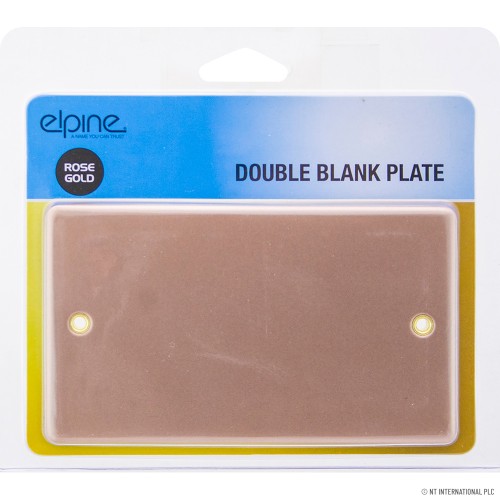 Double Bank Plate Rose Gold
