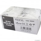 Single Blanking Plates ( 20 ) White