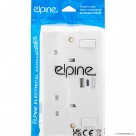 New Double Socket W/2 USB, Type A+C 2.4A, Pol