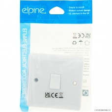 Slim Curve 10A Light Switch 1G 1 Way ( White