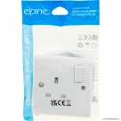 Slim Curve Switched Socket 1 Gang ( White )