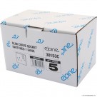 Slim Curve Switched Socket 1 Gang ( White )