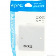 Slim Curve Blanking Plate 1 Gang ( White )