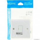 Slim Curve 13A Fused Spur Connection Unit ( W