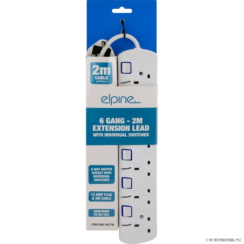 6 Gang 2meter with individual Switches