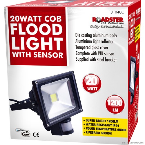 20w COB FLoodlight with PIR Sensor LED