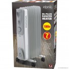 1500w 7 Fin Oil Filled Radiator Heater White