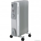 1500w 7 Fin Oil Filled Radiator Heater White