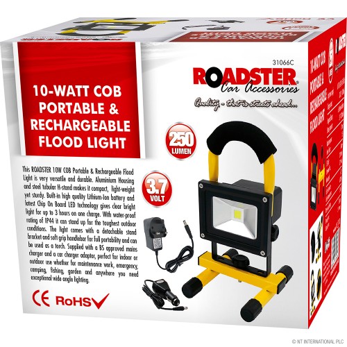 10w COB LED Rechargeable Flood / Worklight