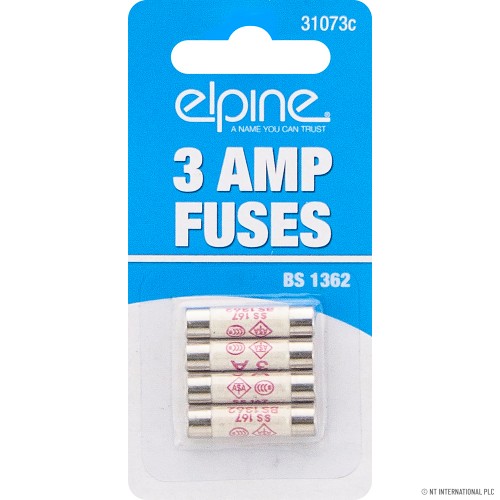 3 Amp Fuses ( 4pk ) - Display Box ( 25 )