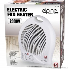 2000w Electric Fan Heater - Round