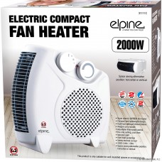 2000w Electric Fan Heater - Flat