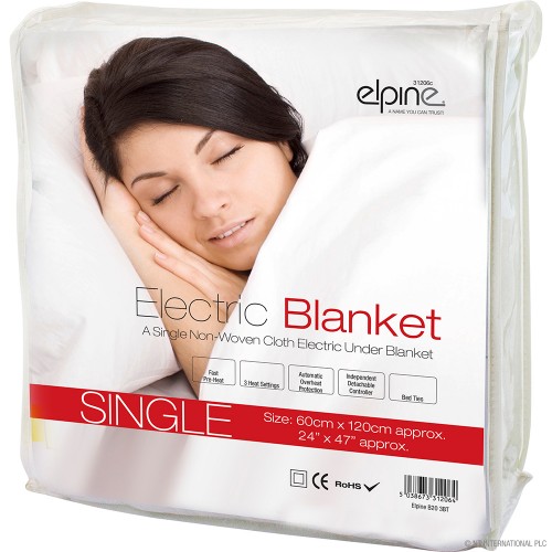 Single Electric Blanket 60 x 120cm
