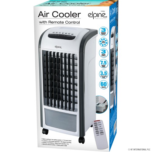 Air Cooler with Remote Control - 3.5L - 60W