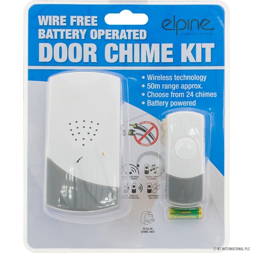 Wireless Door Bell Chime Kit - Plug In