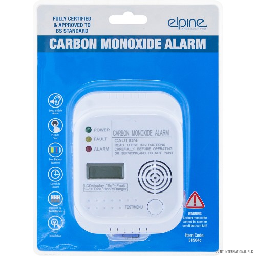 Carbon Monoxide Alarm - Double Blister