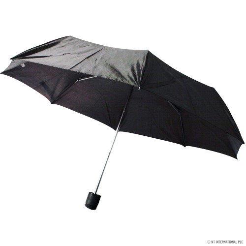 3 Fold Super Mini Umbrella in CDU (Black)