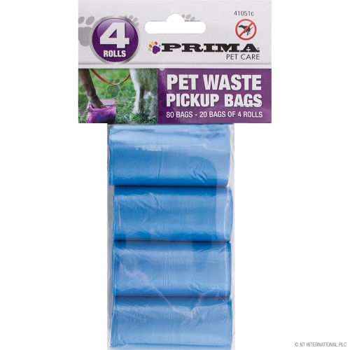 4pk Pet Waste / Refure Pick Up Bags